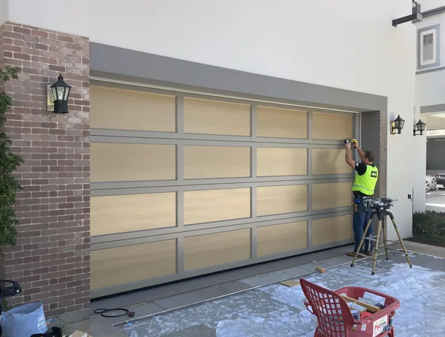 Garage door replacement service by Plymouth Garage Door Repair in Plymouth